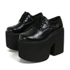 Womens Chunky Heeled Pumps