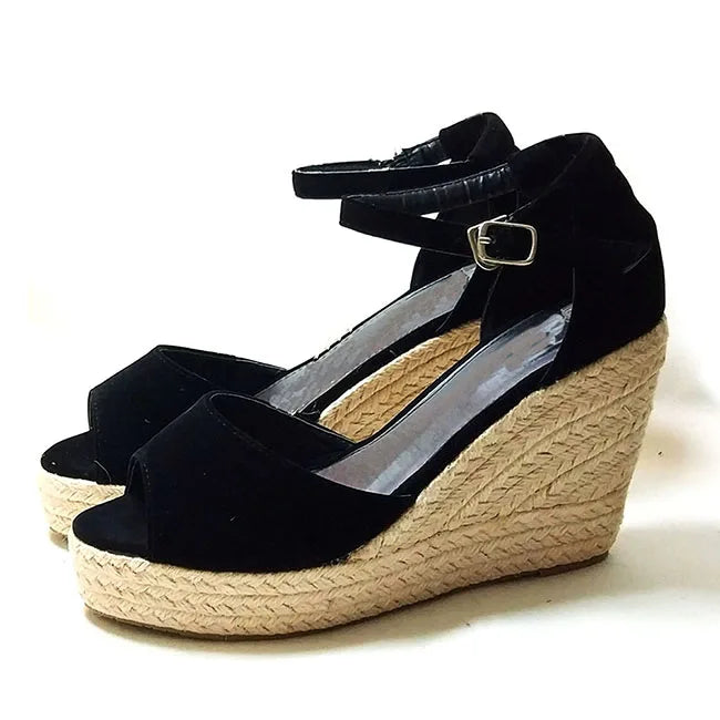 Espadrilles Women Wedges Peep