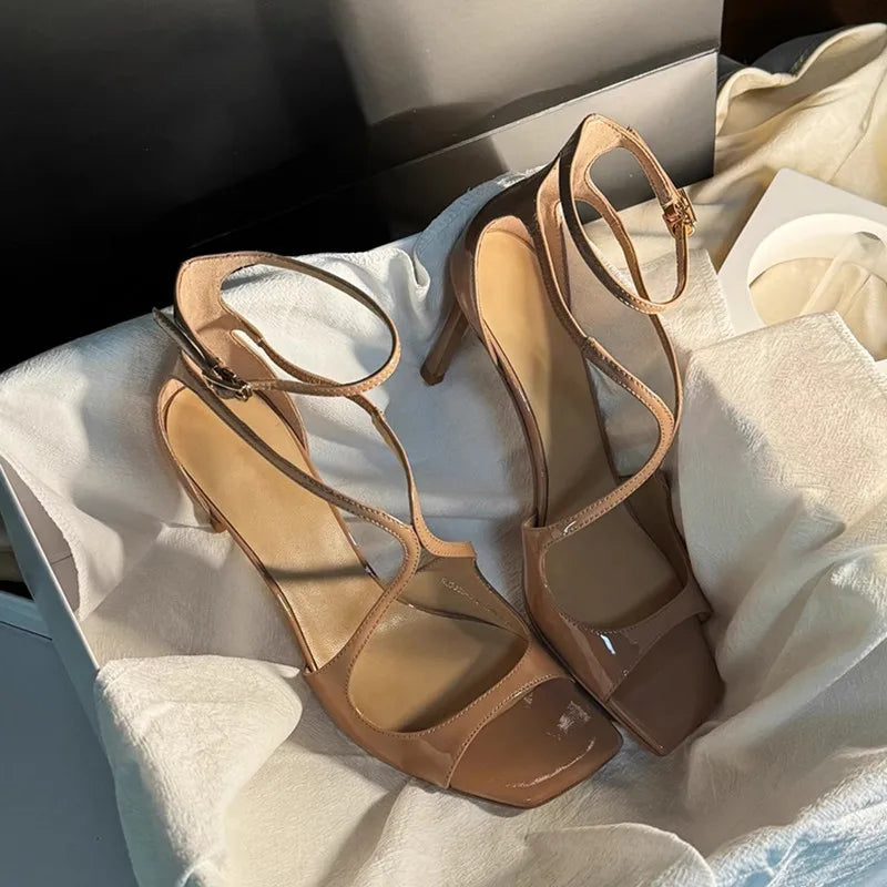 Fashion Patent Leather Peep toe