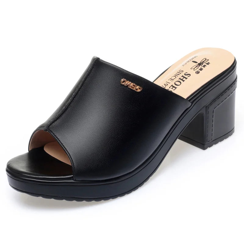 Heel Summer Peep Toe Platform