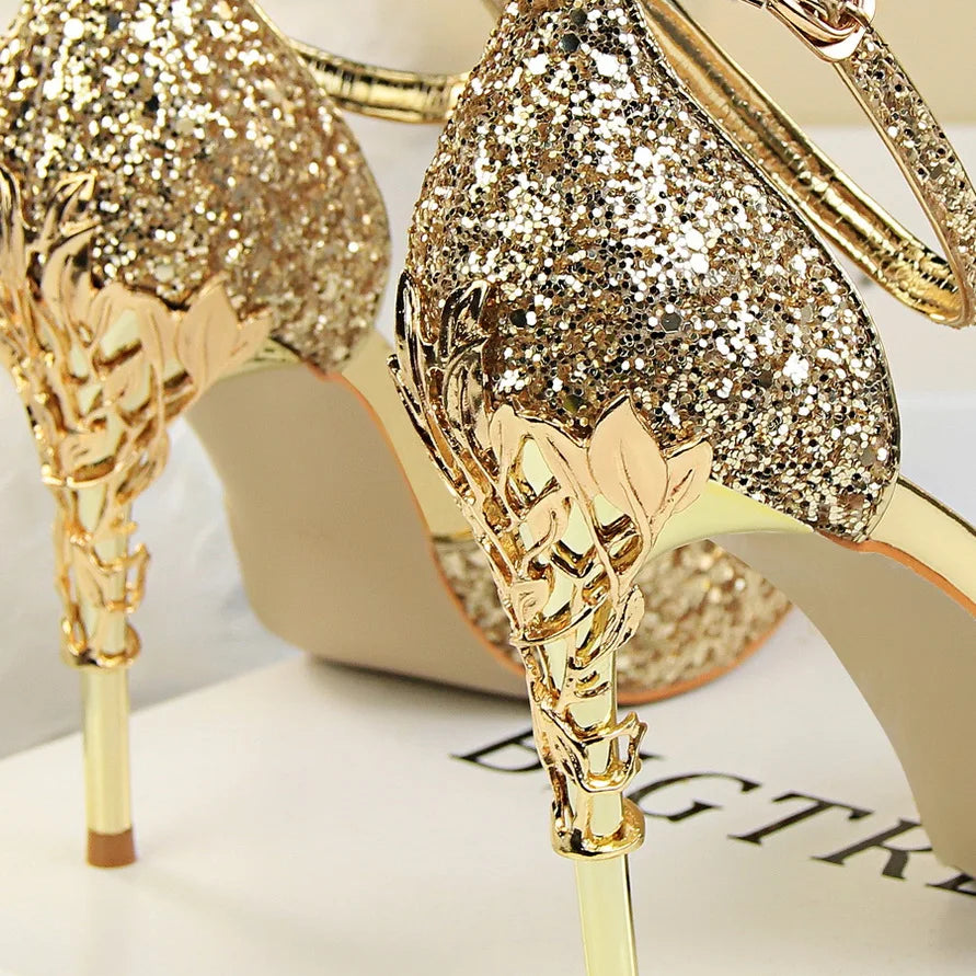 High Heels Bling Sandals Lady