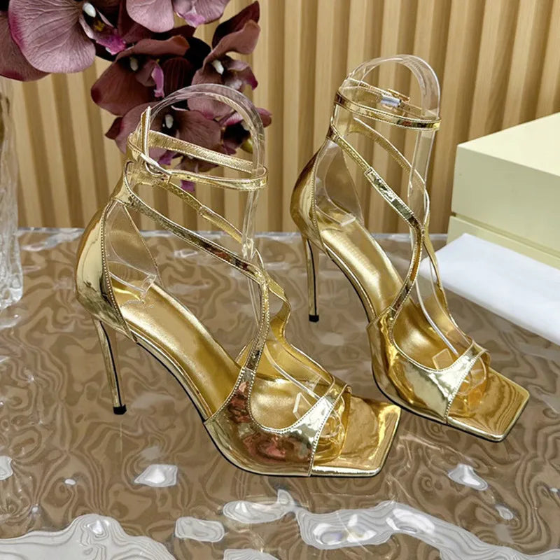 Fashion Patent Leather Peep toe