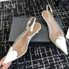 Pointy Peach Heart  Heel Shoes