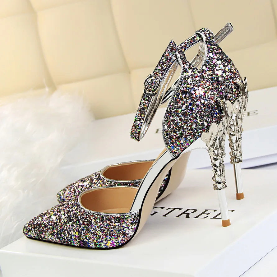 High Heels Bling Sandals Lady