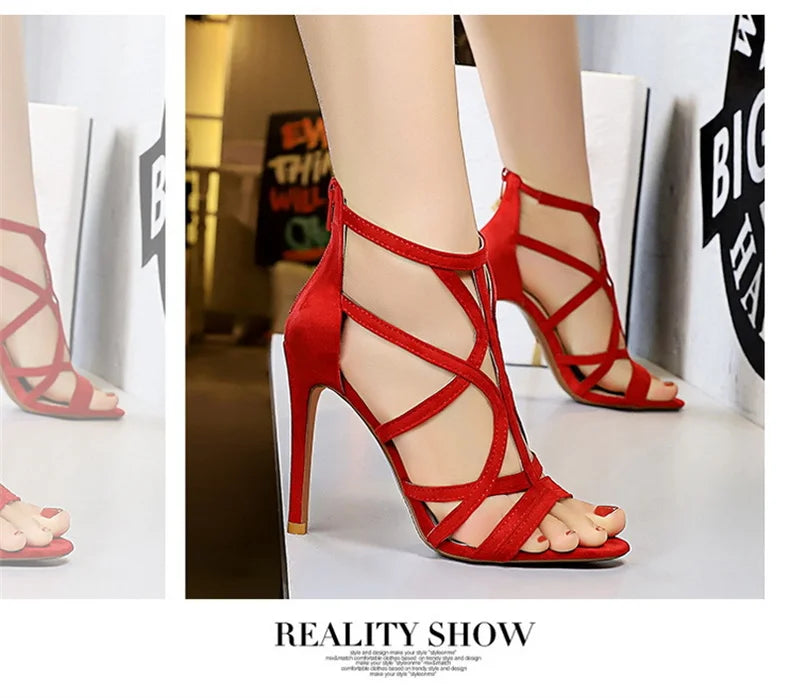 Roman style Thin High Heels