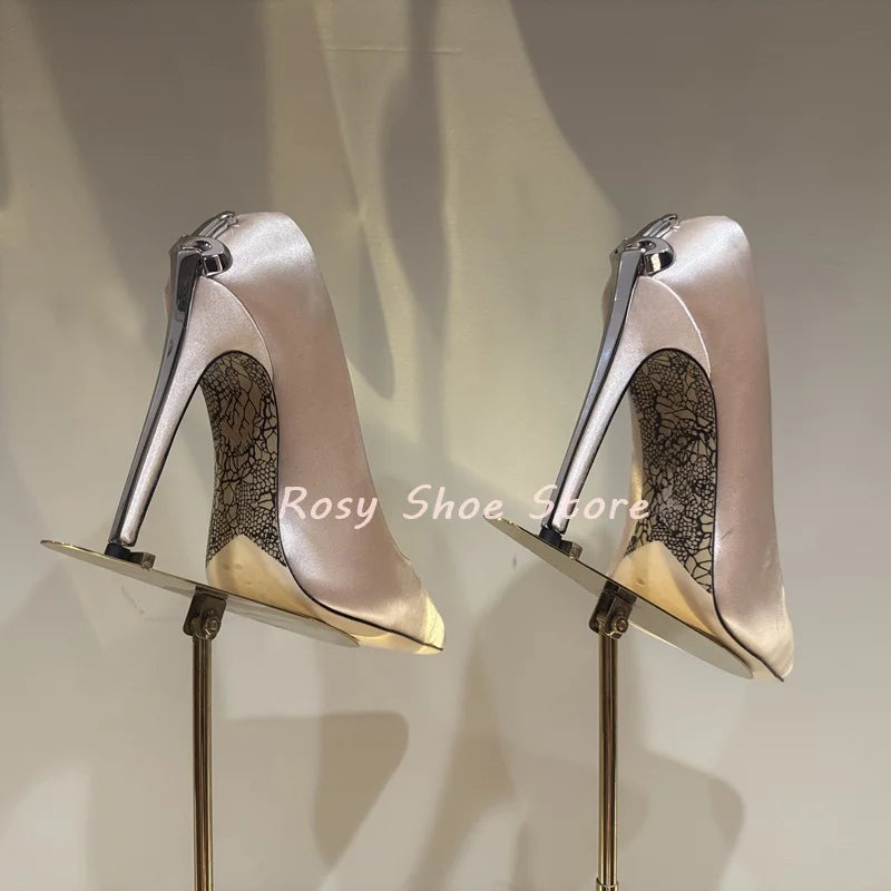 Elegant Metal Scepter Heel