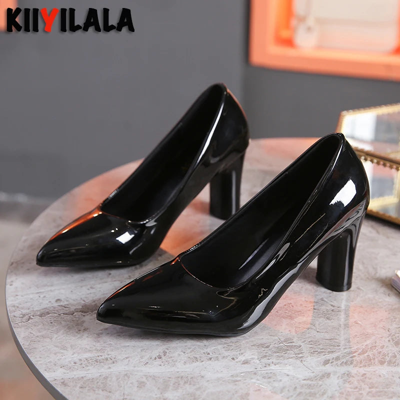 Women's Pumps 7.5cm round
