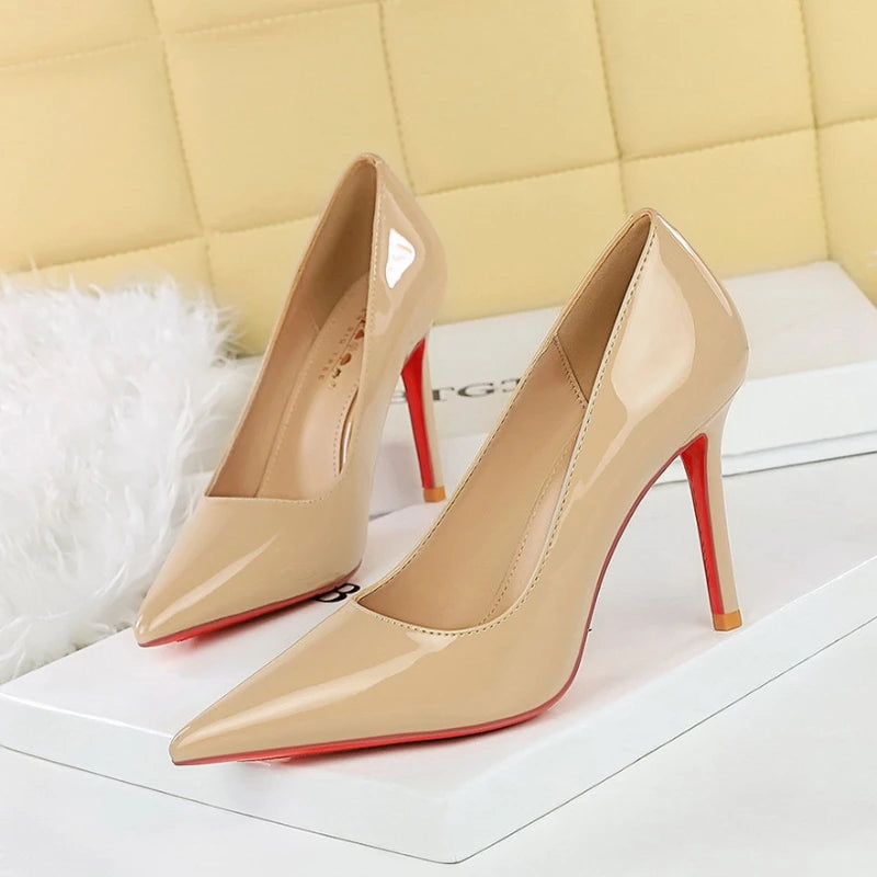 Simple Slim Heels High Heels