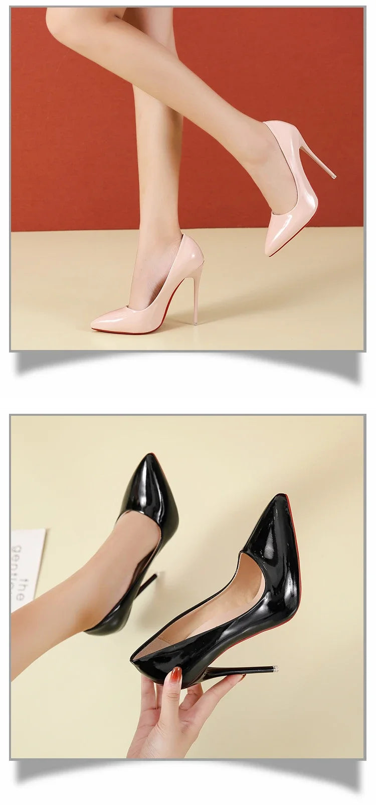 Women Shoes Red High Heels