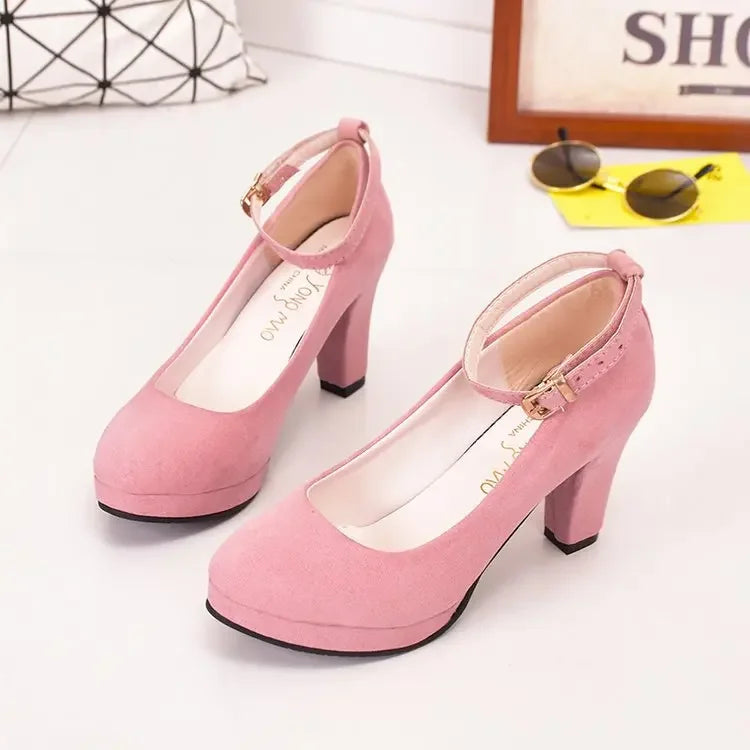Spring Women Pumps Flock