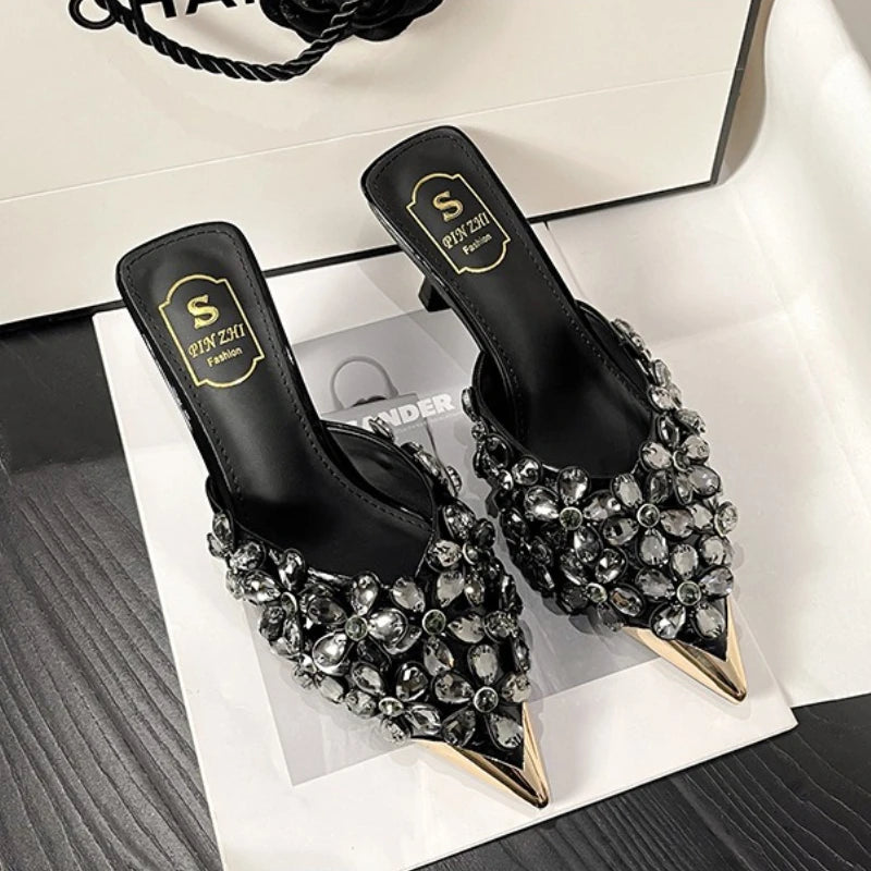 Luxury Rhinestones Pointed Toe