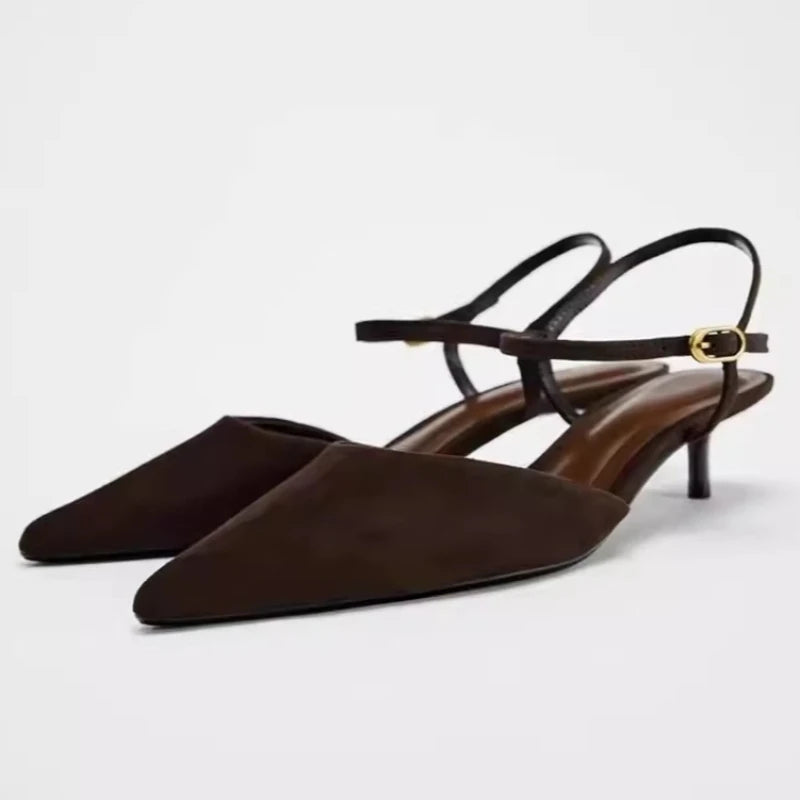 Elegant Pointed Toe Heels Women