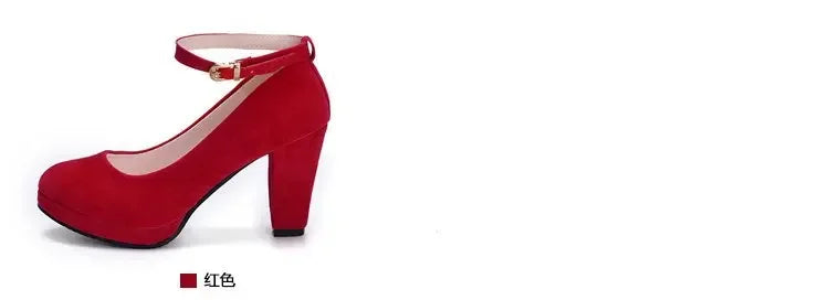 Spring Women Pumps Flock