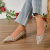 Shiny Sequin Pumps Women