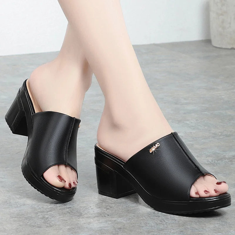 Heel Summer Peep Toe Platform