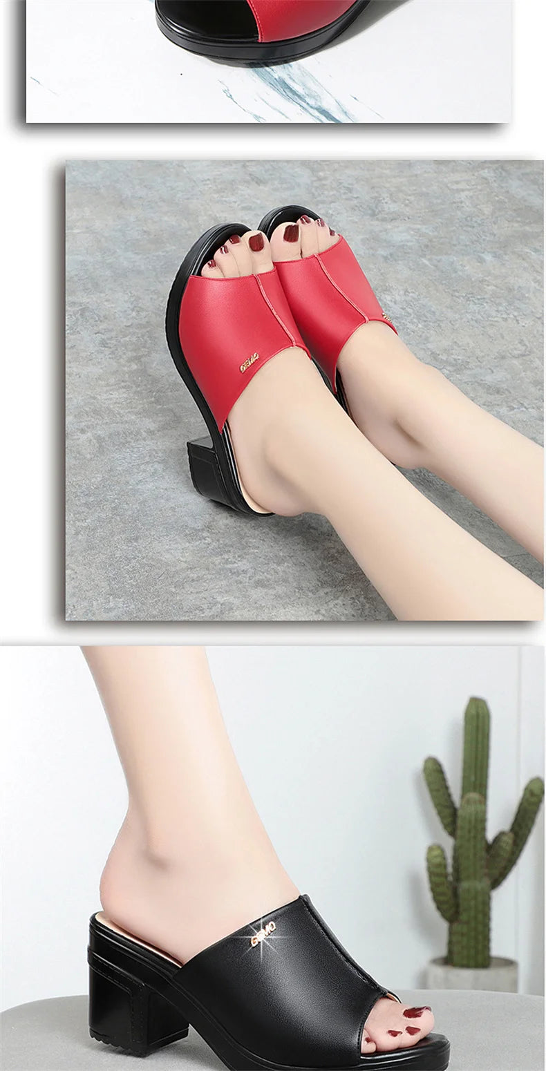 Heel Summer Peep Toe Platform