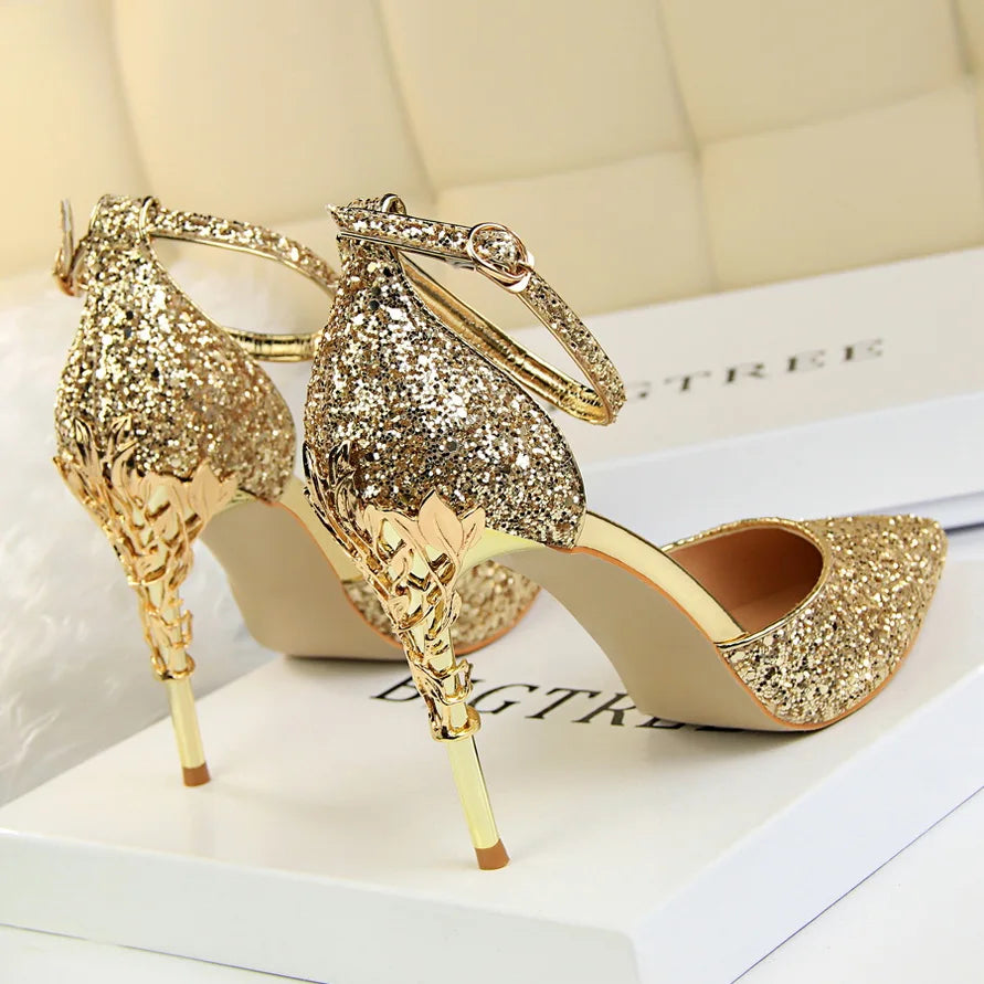 High Heels Bling Sandals Lady