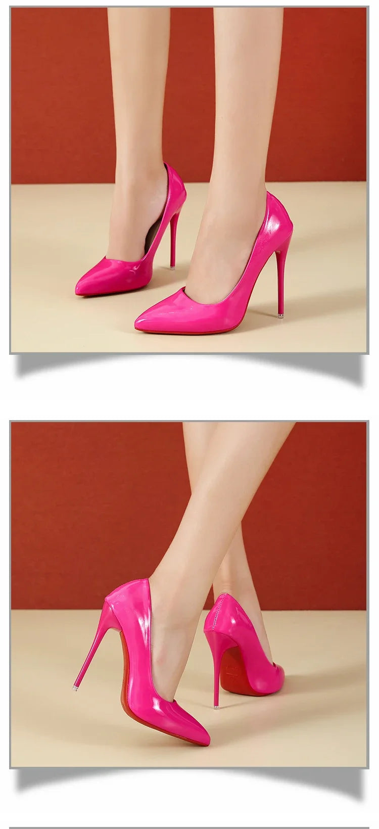 Women Shoes Red High Heels