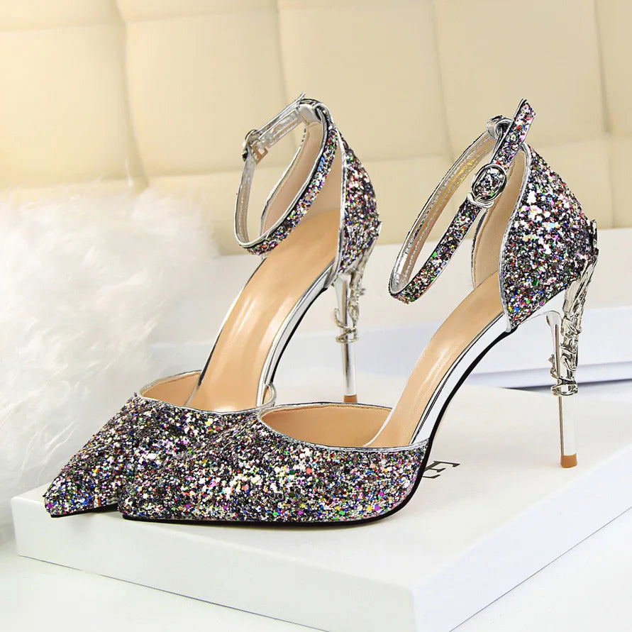 High Heels Bling Sandals Lady
