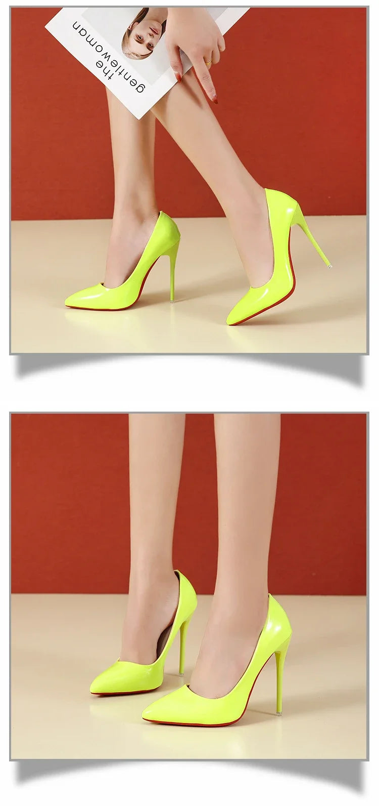 Women Shoes Red High Heels