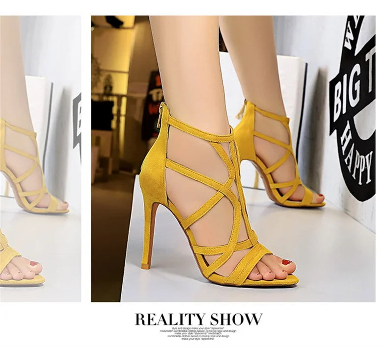 Roman style Thin High Heels
