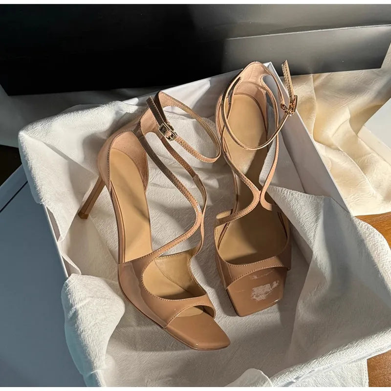 Fashion Patent Leather Peep toe