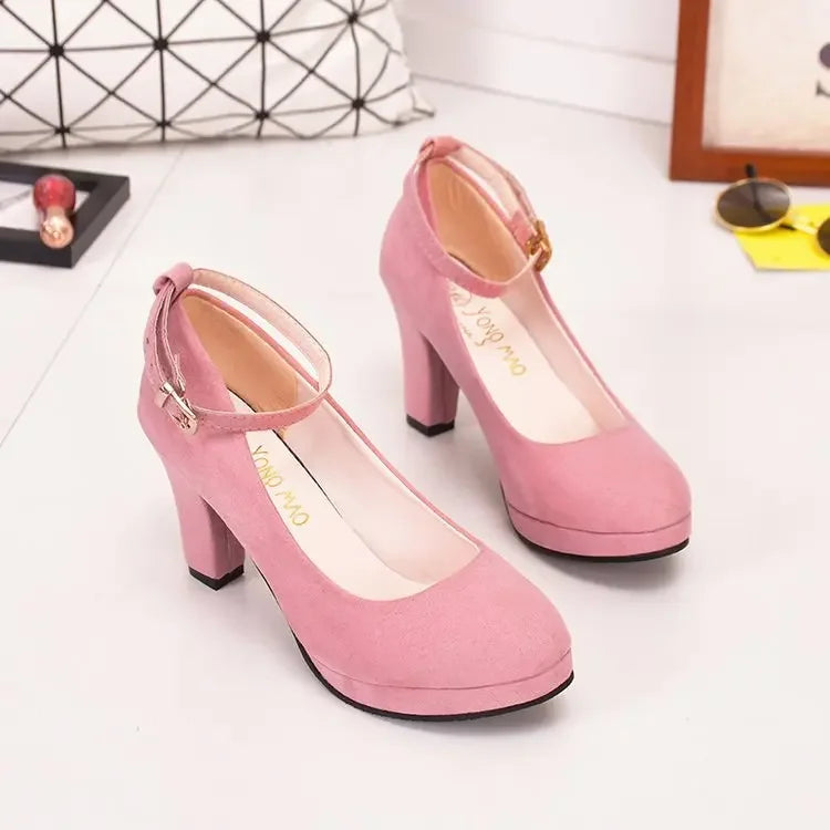 Spring Women Pumps Flock