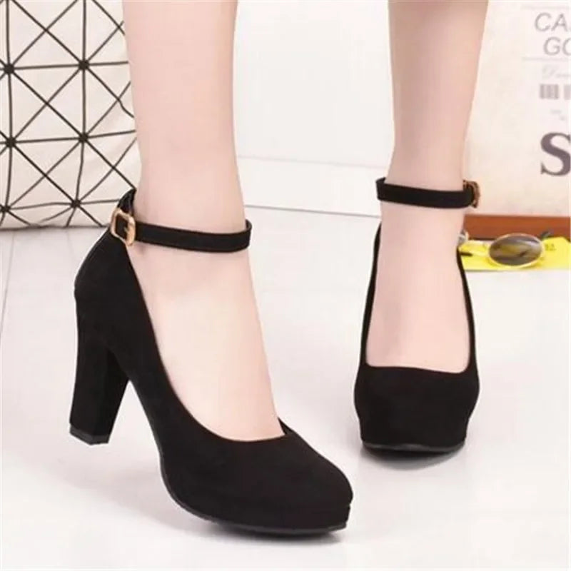 Spring Women Pumps Flock