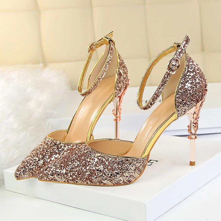 High Heels Bling Sandals Lady