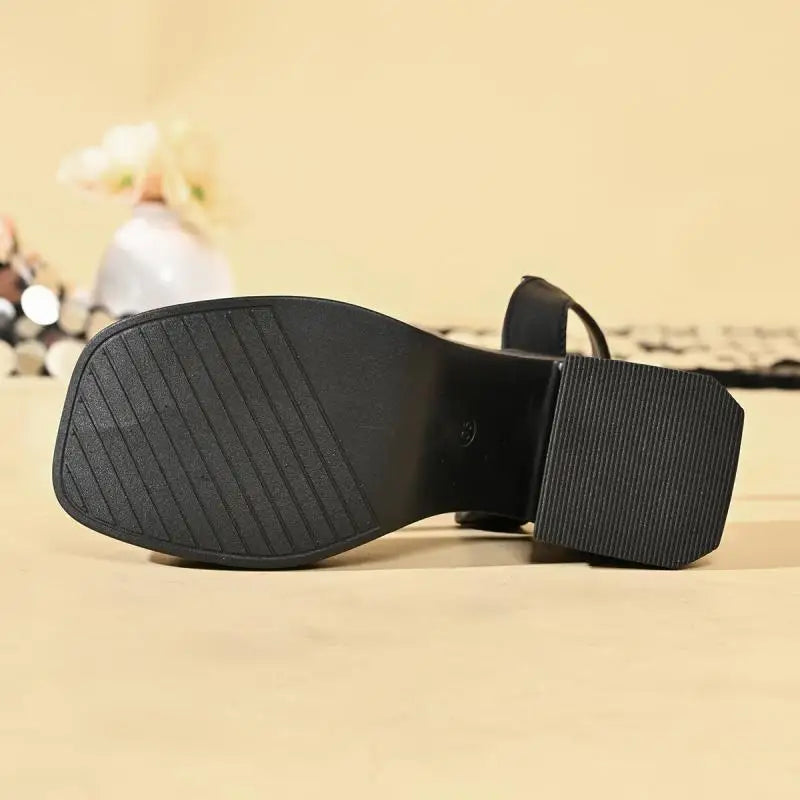 Luxury Rhinestore Strap Platform