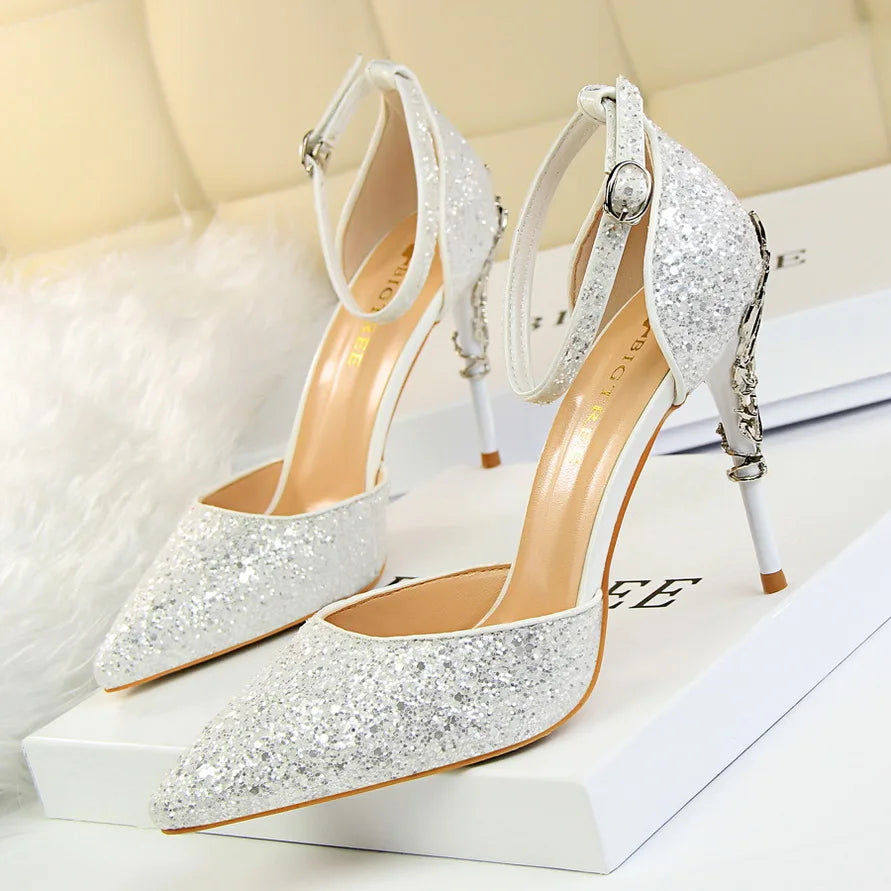 High Heels Bling Sandals Lady