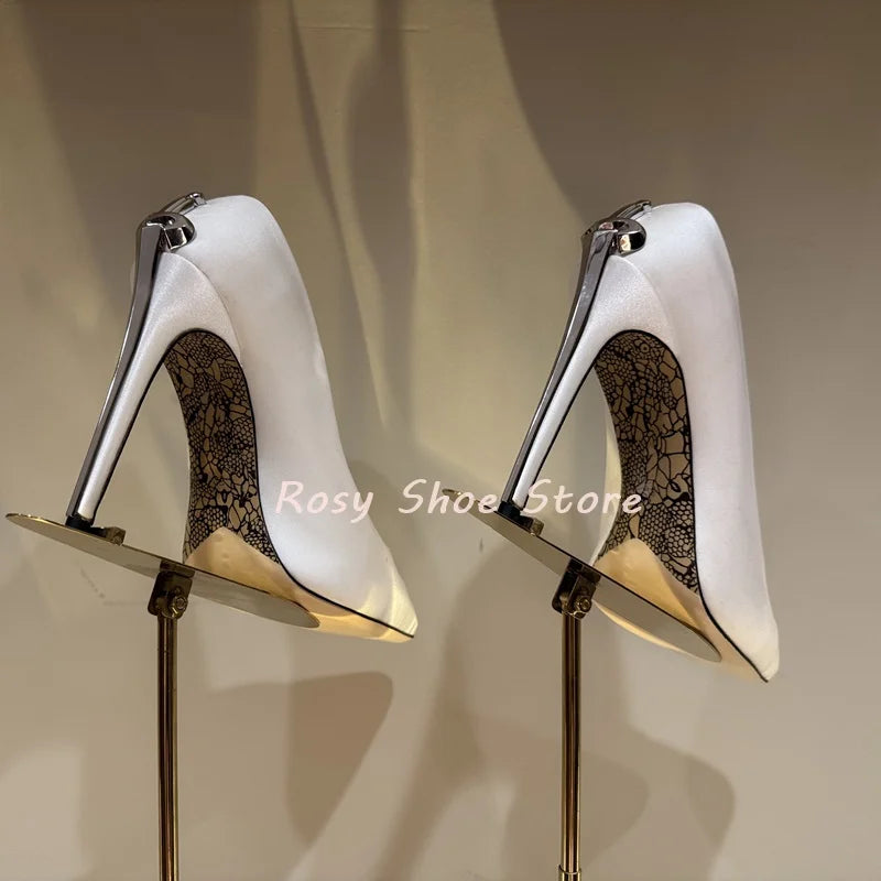Elegant Metal Scepter Heel