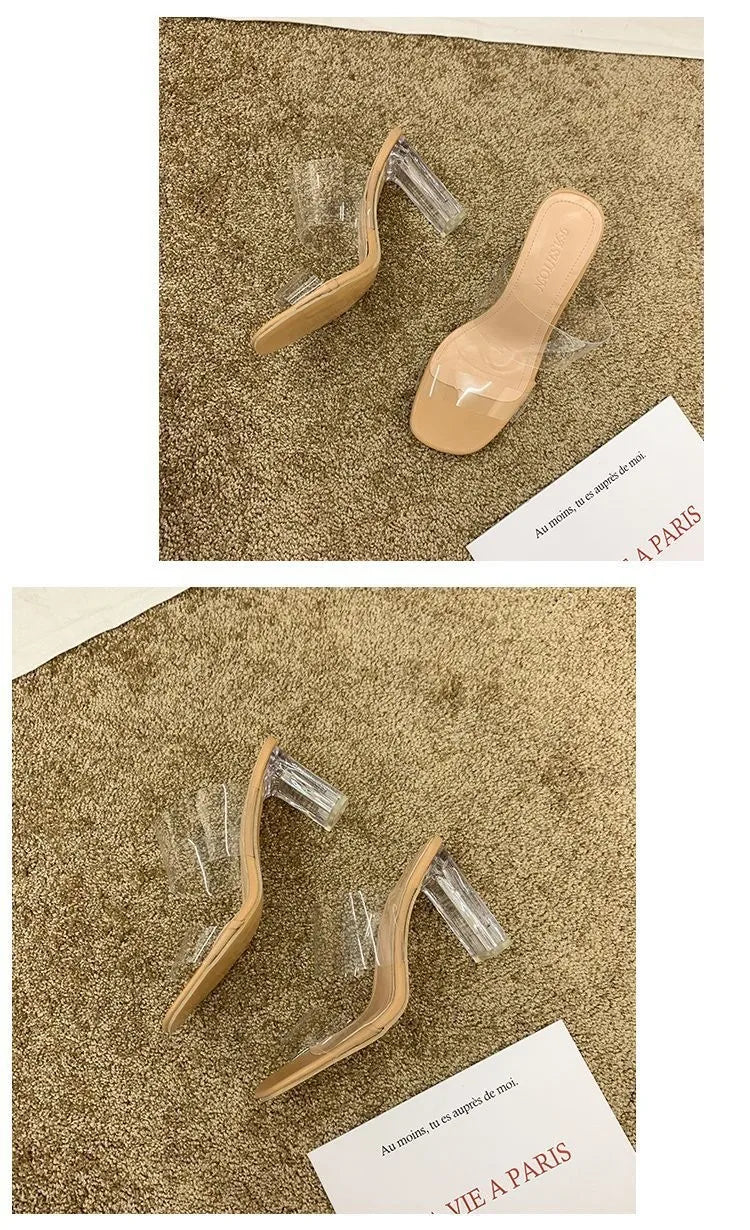 Transparent High Heels Women