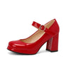 PU Patent Leather Green Navy