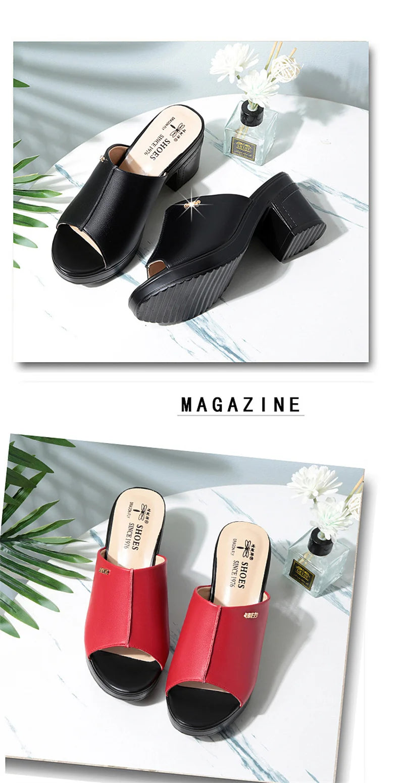 Heel Summer Peep Toe Platform