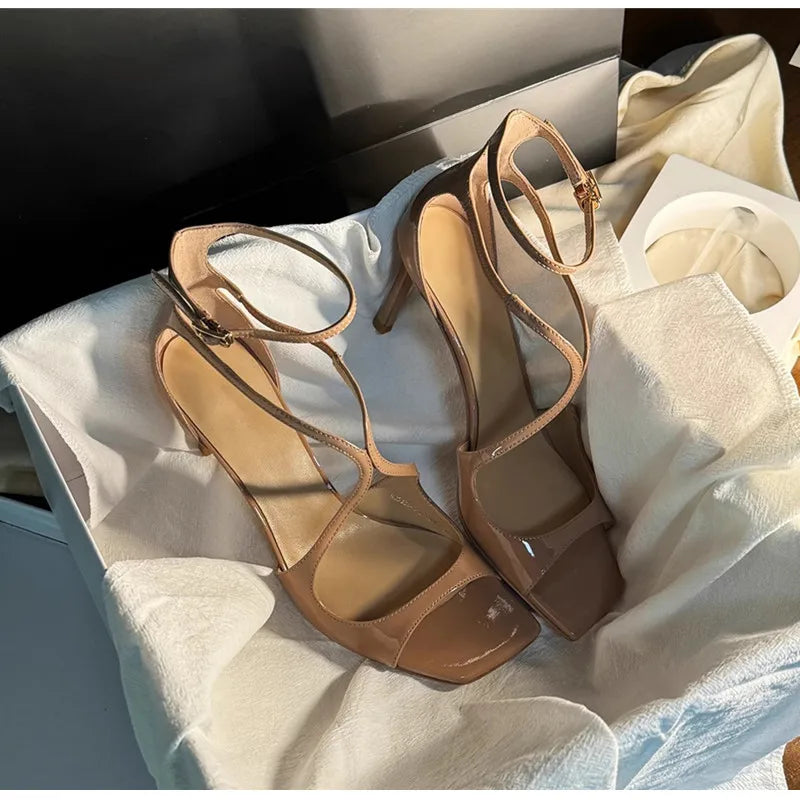 Fashion Patent Leather Peep toe