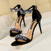 Open Toe Rhinestones Sandals