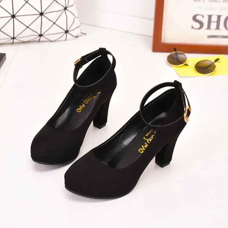 Spring Women Pumps Flock