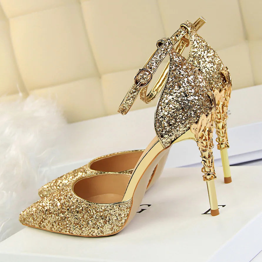 High Heels Bling Sandals Lady