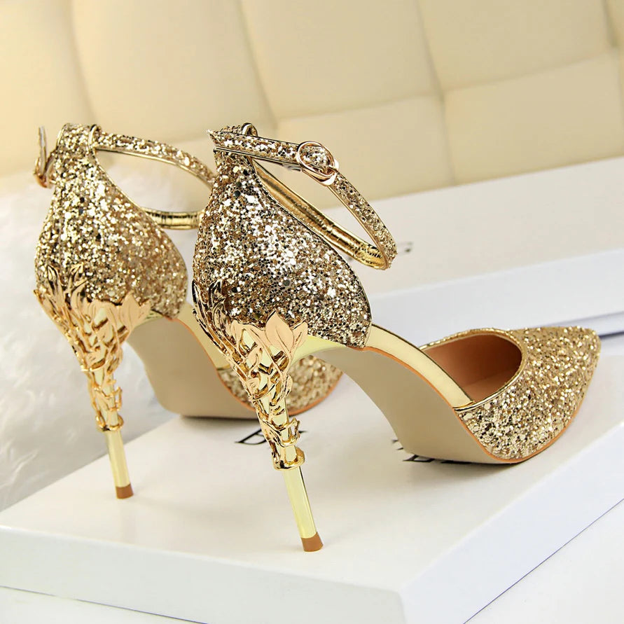 High Heels Bling Sandals Lady