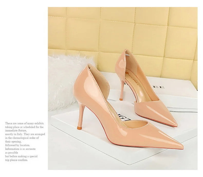 Women High Heels Nude Color