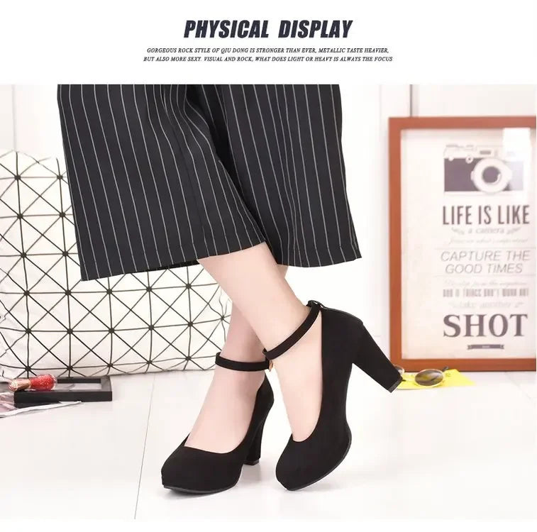 Spring Women Pumps Flock