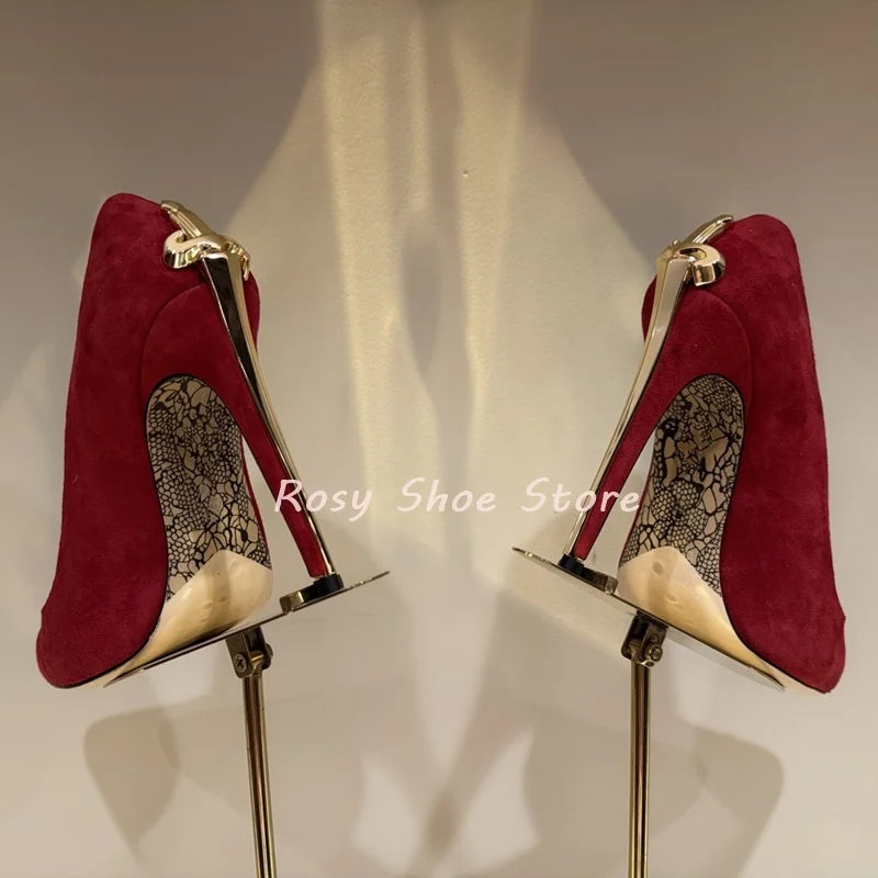 Elegant Metal Scepter Heel