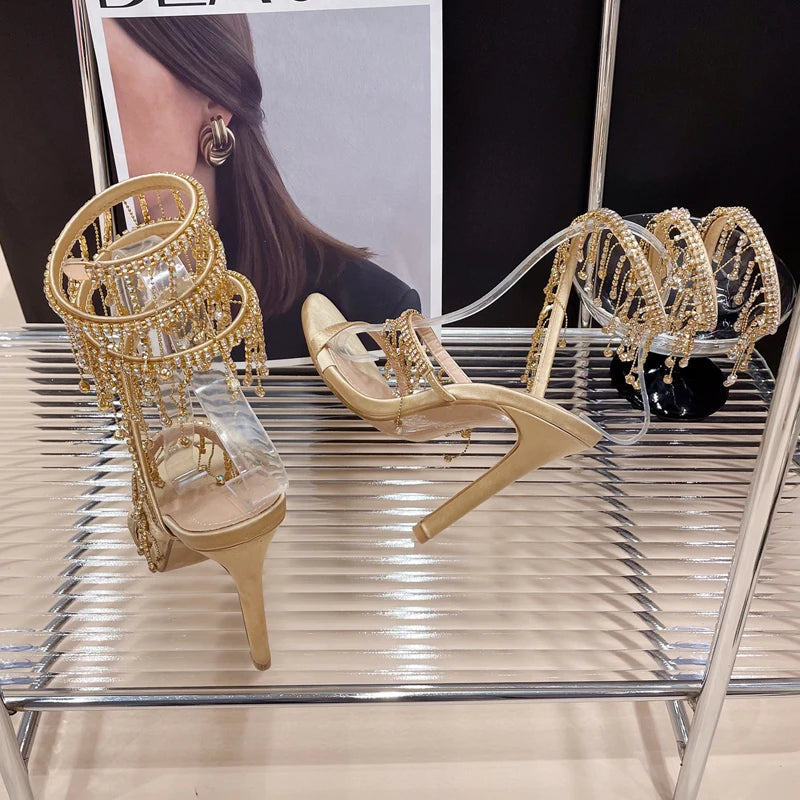 Eilyken Golden Crystal Rhinestone