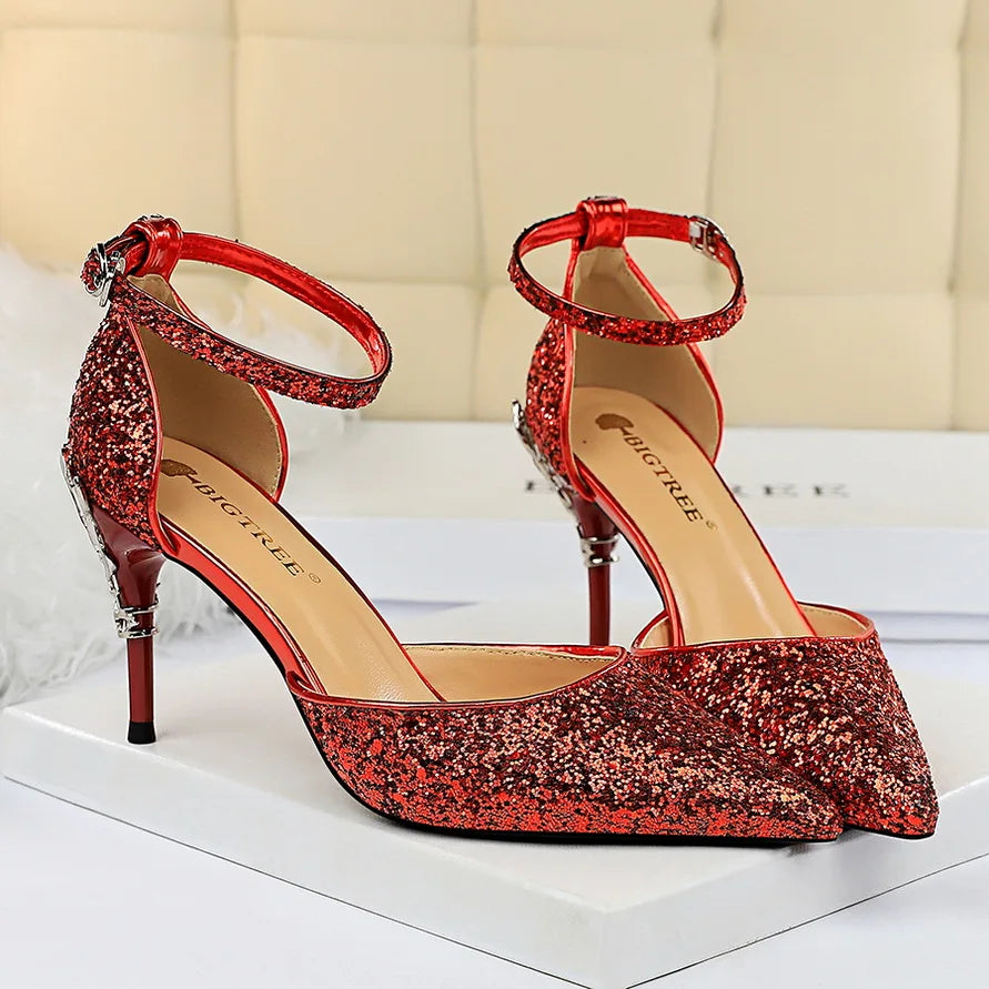 High Heels Bling Sandals Lady