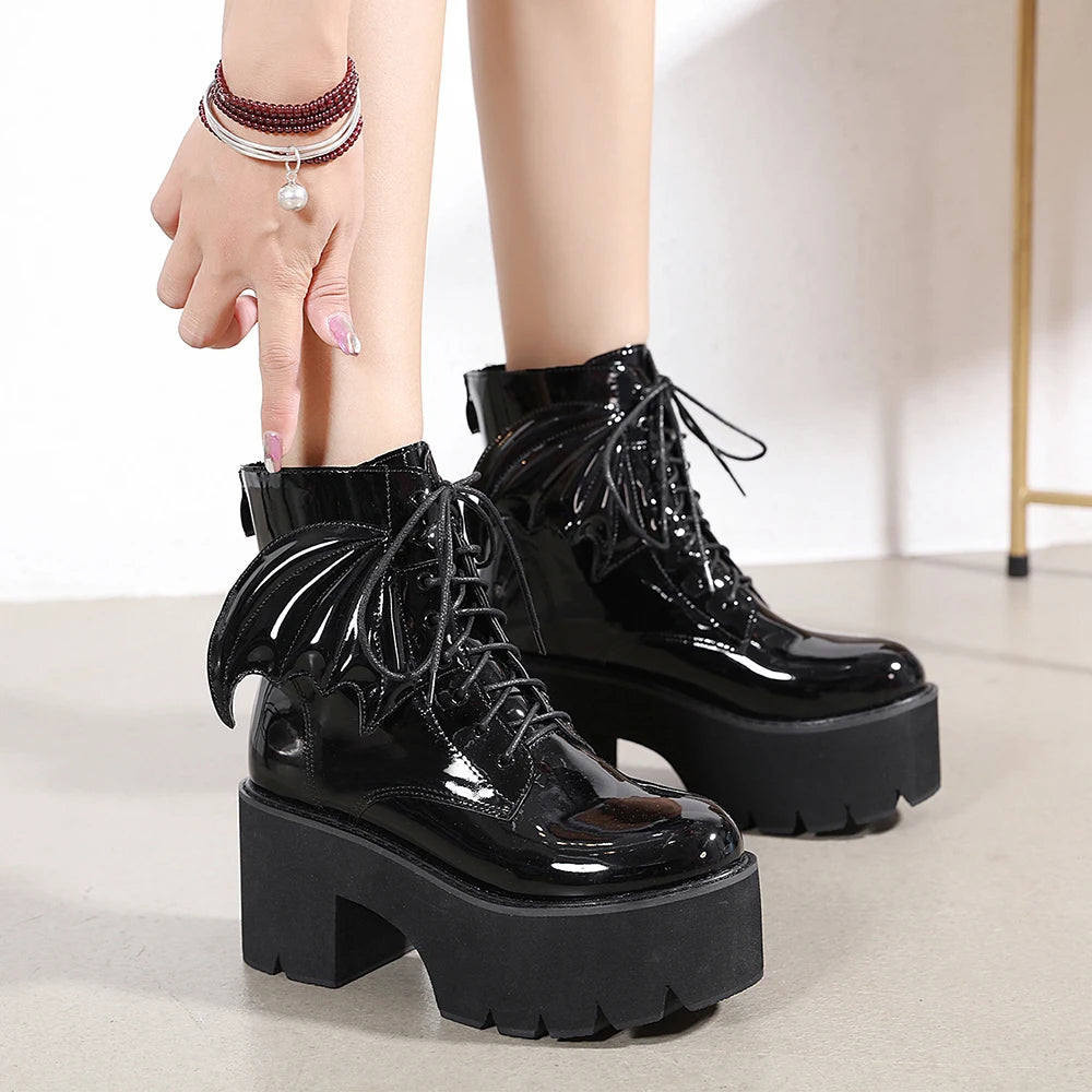 Women's Black Back Zipper