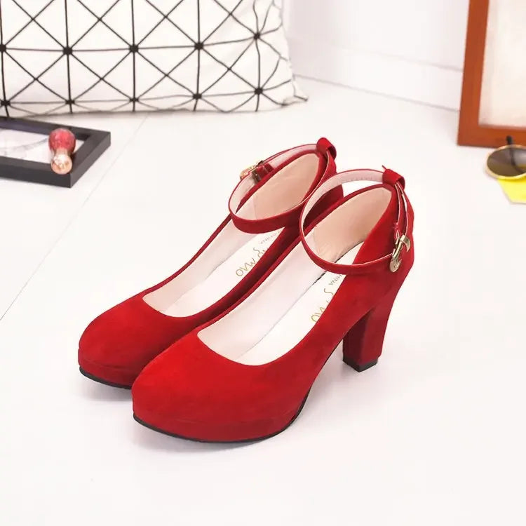 Spring Women Pumps Flock