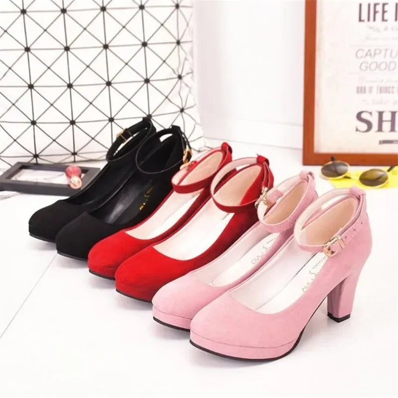 Spring Women Pumps Flock