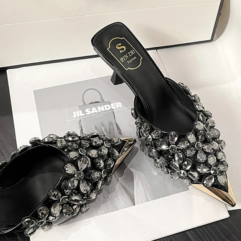 Luxury Rhinestones Pointed Toe