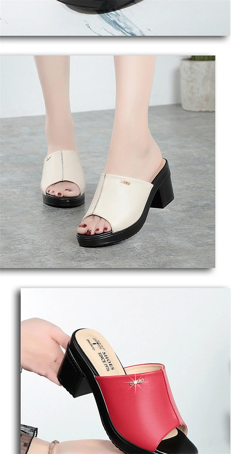 Heel Summer Peep Toe Platform